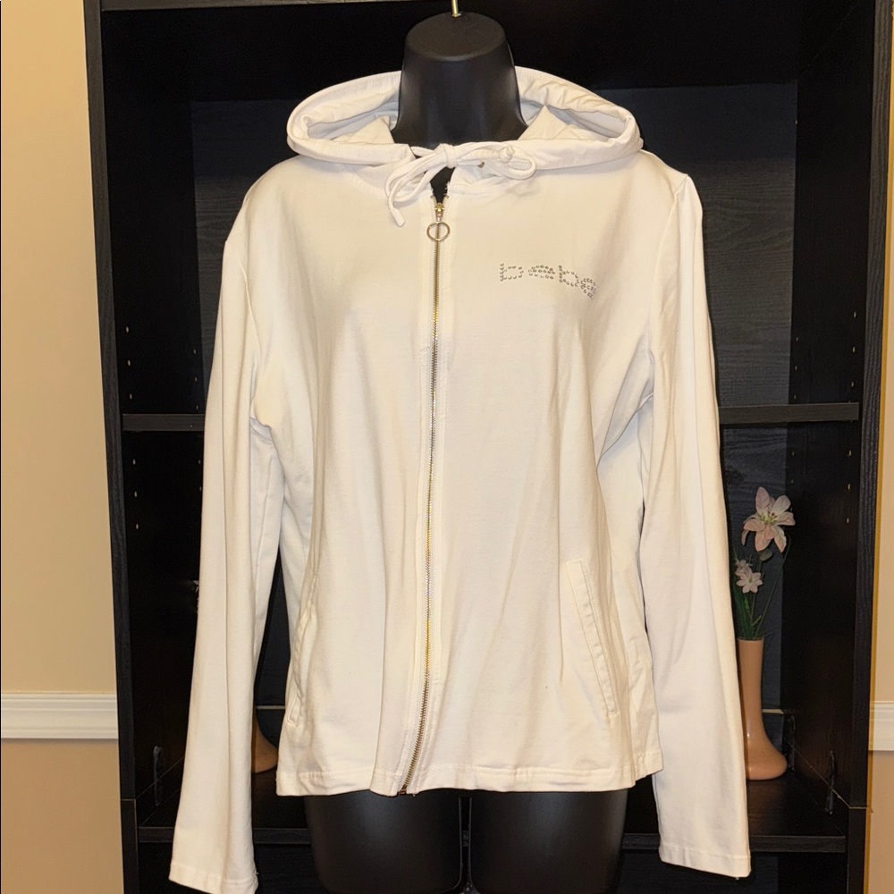 SOLD…Bebe Classic White Hoodie